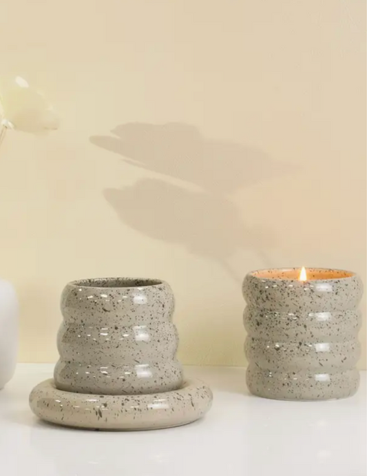 Nordic Dot Ceramic Candle Holder
