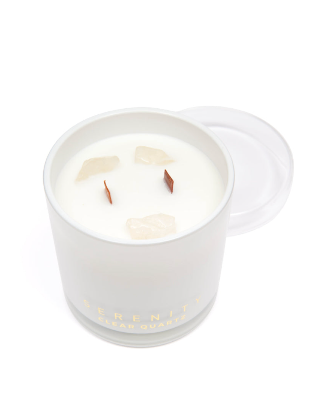 Healing Clear Quartz Crystal 300g Candle