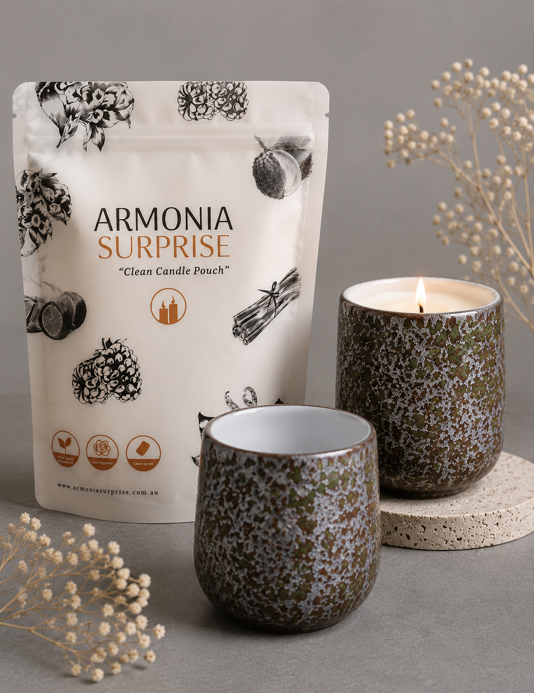 Essential Ceramic Candle Vessel