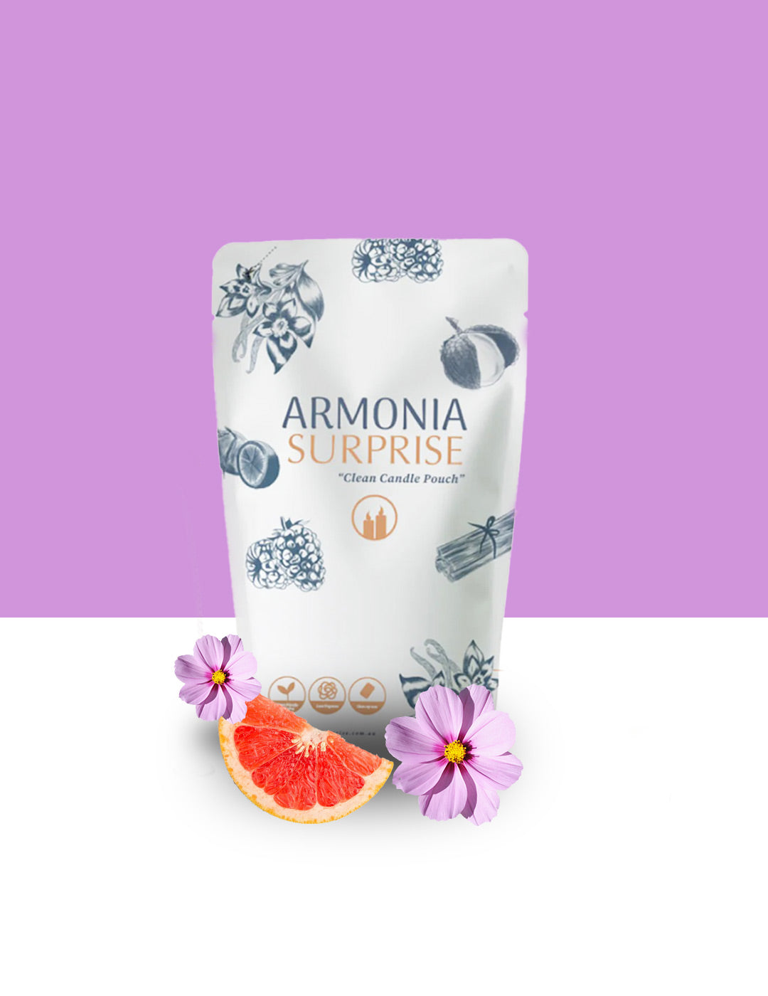 DIY Kit: Pink grapefruit & violet