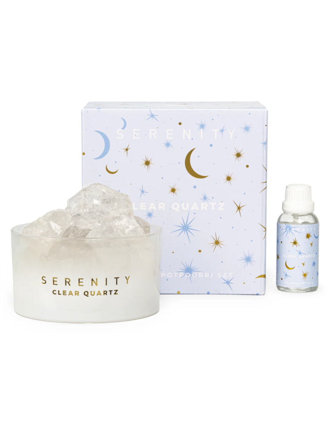 Healing Clear Quartz Crystal Potpourri & Oil