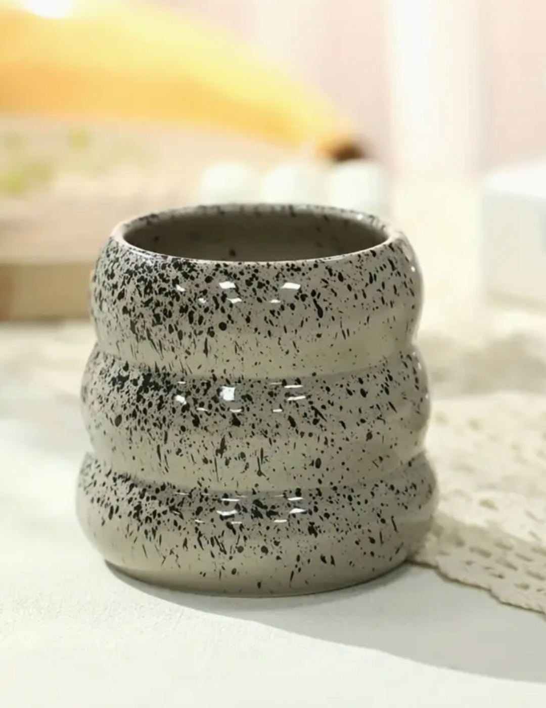 Nordic Dot Ceramic Candle Holder