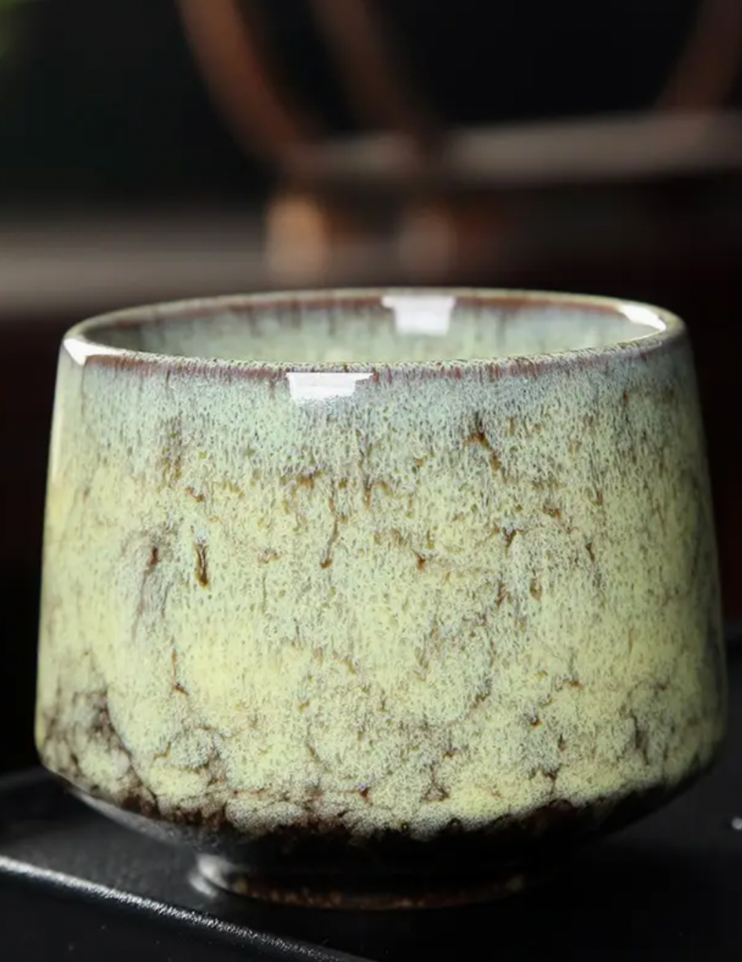 Handcrafted Retro Ceramic Candle Vessel