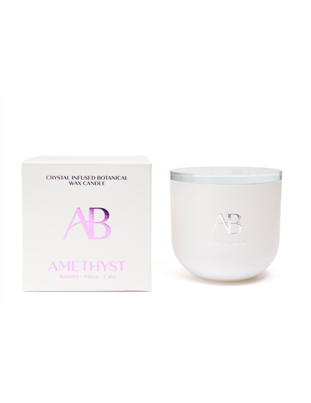 Amethyst Crystal 340g Candle